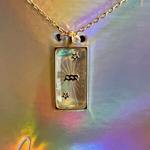 Gold Zodiac Pendant Necklace